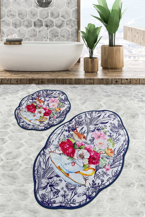 Mijölnir Birdie Lohal Djt Juego de Alfombras de Baño Multicolor Mijölnir Birdie Lohal Djt Juego de Alfombras de Baño Multicolor